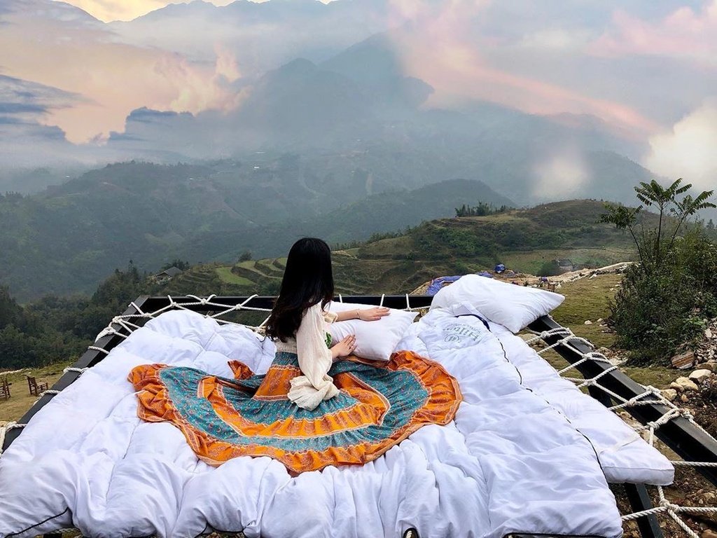 Truy tìm 5 chiếc giường Bali sống ảo thần thánh khắp Việt Nam