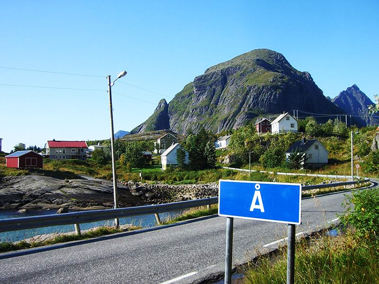 Ngôi làng ở Na Uy có tên gọi gồm 1 ký tự