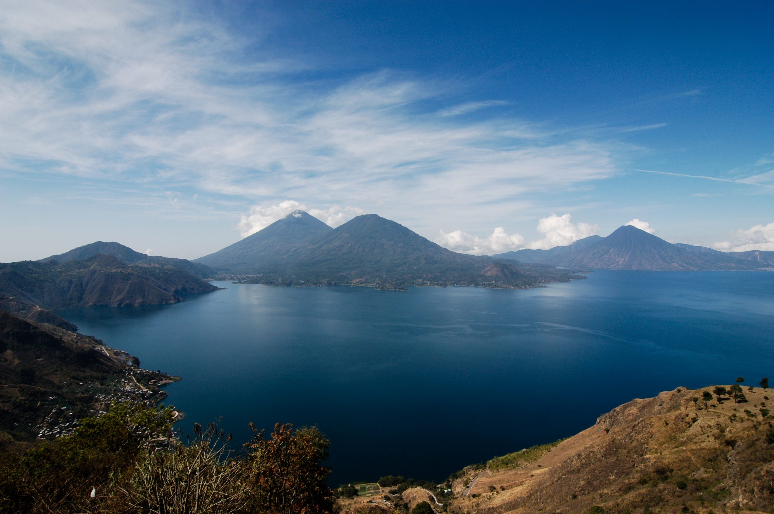 Volcanoes at Lake Atitlan scaled